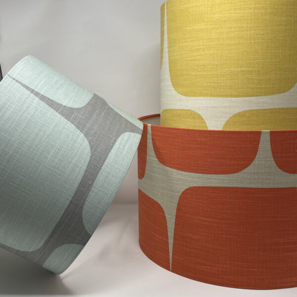 Scion Lohko drum lampshade in paprika and hemp - Image 3