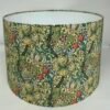 Golden Lily Drum lampshade with a white lining by Fait par Moi 2