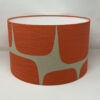 Scion Lohko drum lampshade in paprika and hemp