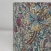 William Morris Golden Lily Pink & Teal drum lampshade with a silverr lining by Fait par Moi 3