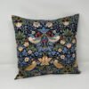 William Morris Strawberry Thief Cushion (Indigo) by Fait par Moi