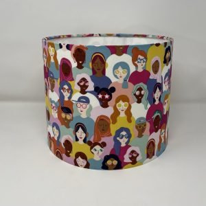 Heads up drum lampshade by Fait par Moi