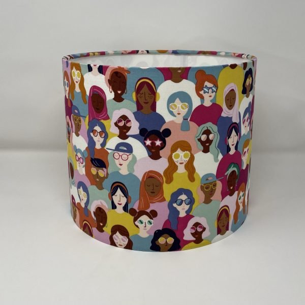 Heads up drum lampshade by Fait par Moi