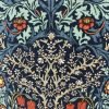 William Morris Blackthorn navy drum lampshade by Fait par Moi 2