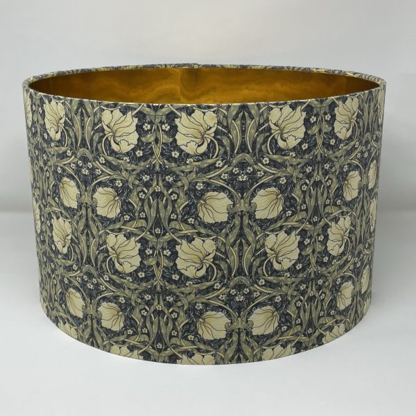 William Morris Pimpernel Navy and Cream Lampshade - Image 3