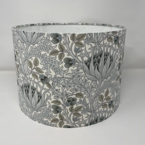 William Morris Artichoke design drum la 2mpshade by Fait par Moi