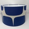Scion Lohko drum lampshade in Indigo and Jasmine by Fait par Moi 2