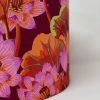 Kaffe Fassett Lake Blossoms drum lampshade in red by Fait par Moi 2