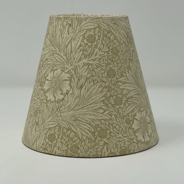Marigold Tan Candle Clips in a William Morris Design by Fait par Moi