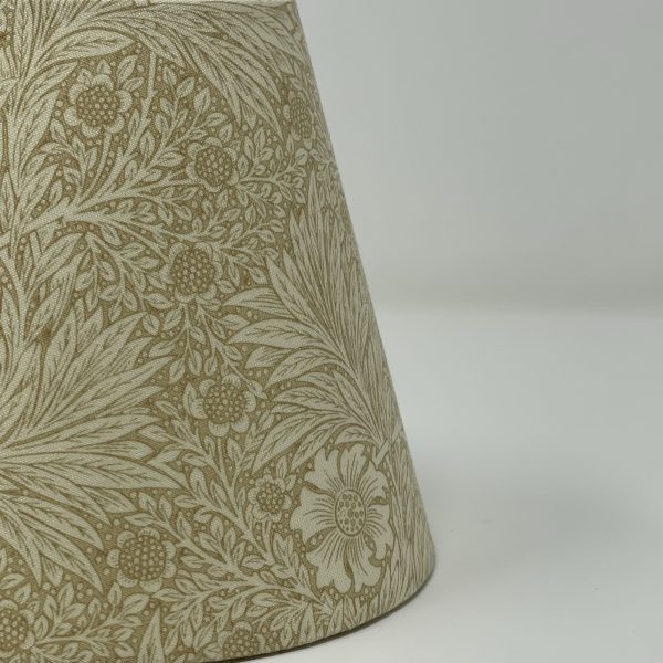 Marigold Tan Candle Clips in a William Morris Design by Fait par Moi
