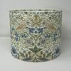 William Morris Strawberry Thief drum lampshade in Apple Blush colourway by Fait par Moi