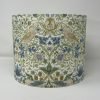 William Morris Strawberry Thief drum lampshade in Apple Blush colourway by Fait par Moi 2