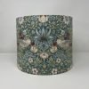 William Morris Strawberry Thief drum lampshade in Aqua by Fait par Moi 2