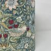 William Morris Strawberry Thief drum lampshade in Aqua by Fait par Moi 2