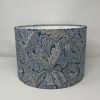 William Morris Acanthus Denim drum lampshade by Fait par Moi