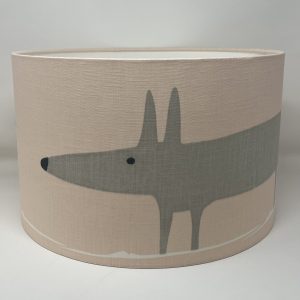 Scion Mr Fox drum lampshade by Fait par Moi