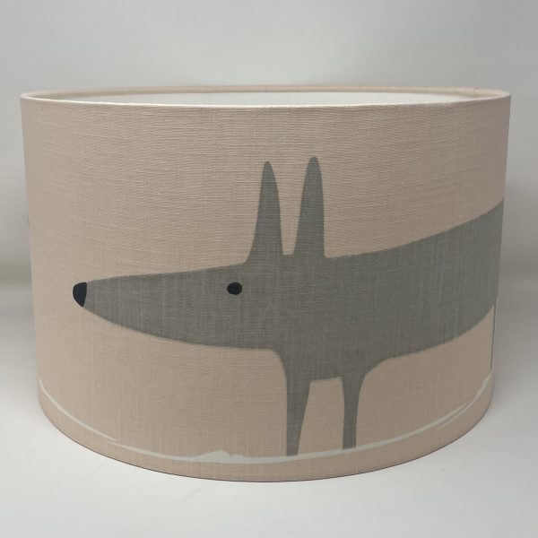 Scion Mr Fox drum lampshade by Fait par Moi