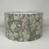 William Morris Golden Lily drum lampshade in linen/blush by Fait par Moi