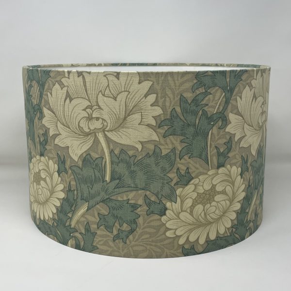 William Morris Chrysanthemum drum lampshade by Fait par Moi