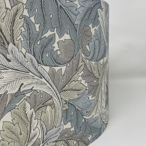 William Morris Acanthus in a slate/dove colourway by Fait par Moi 2