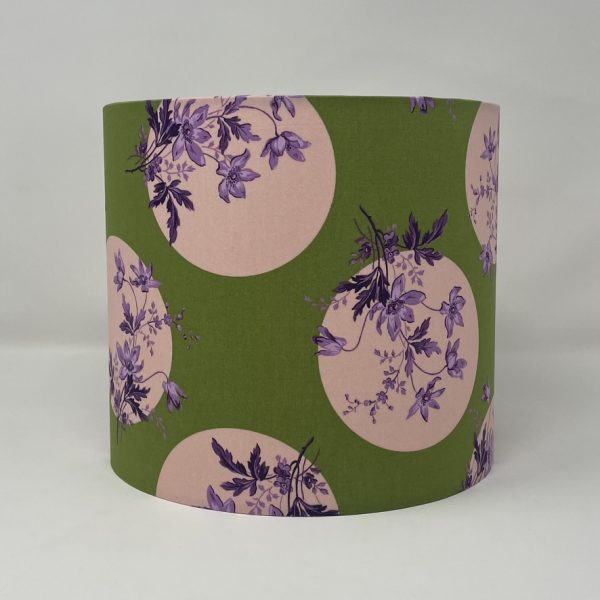 Posey Polka handmade lampshade in a Liberty fabric design by Fait par Moi 2