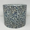William Morris Willow Bough design in Navy drum lampshade by Fait par Moi 2