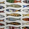 Portugese fishes drum lampshade by Fait par Moi