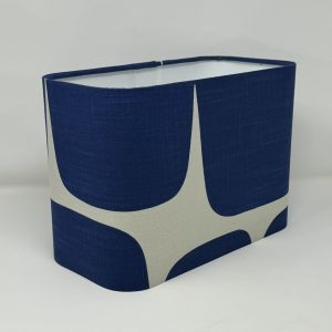 Scion Lohko Rounded Rectangle in Indigo and Jasmine by Fait par Moi