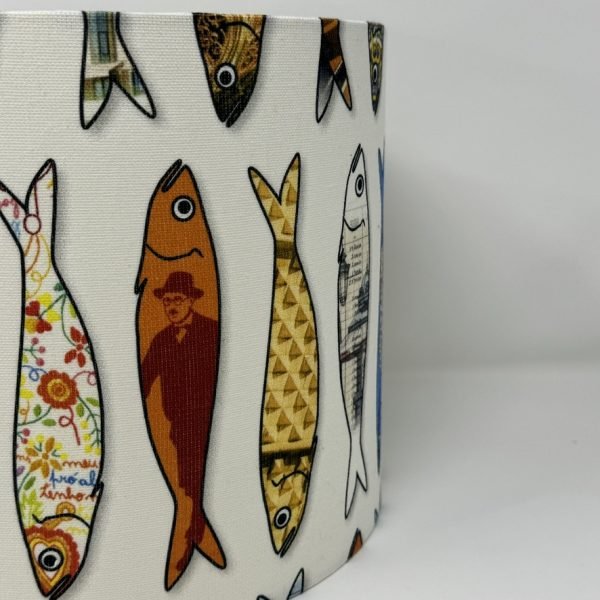 Portugese fishes drum lampshade - Image 3