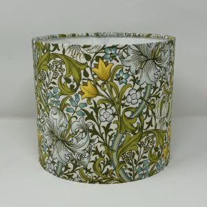 William Morris Golden Lily Sunshine drum lampshade by Fait par Moi