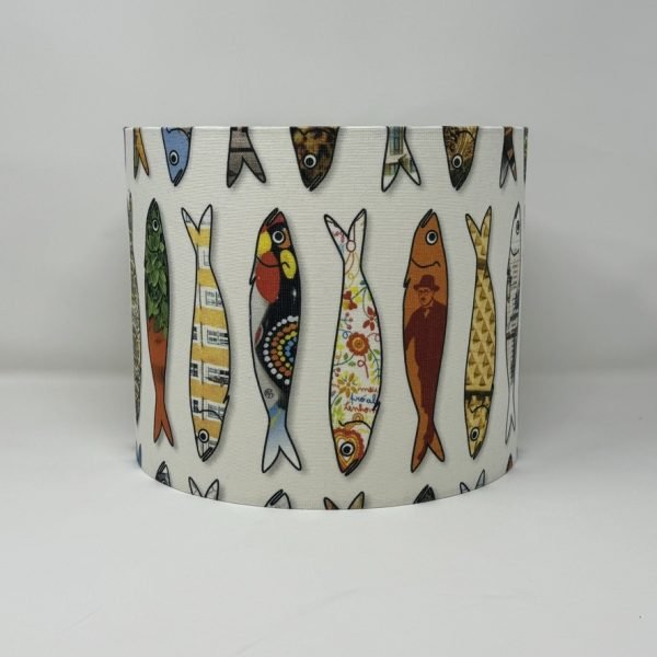 Portugese fishes drum lampshade - Image 2