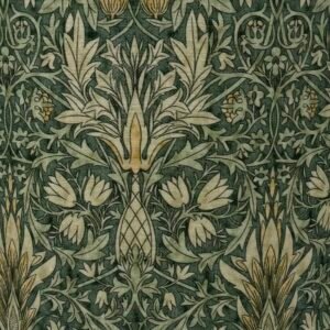 William Morris Snakeshead Green drum lampshade by Fait par Moi 2