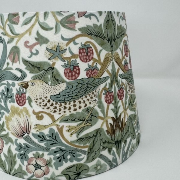 Olive Strawberry Thief empire in a William Morris design - Image 2