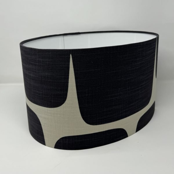 Scion Lohko oval handmade lampshade by Fait par Moi