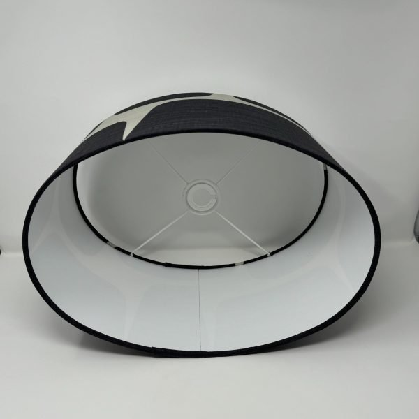 Scion Lohko oval lampshade in liquorice and hemp - Image 2