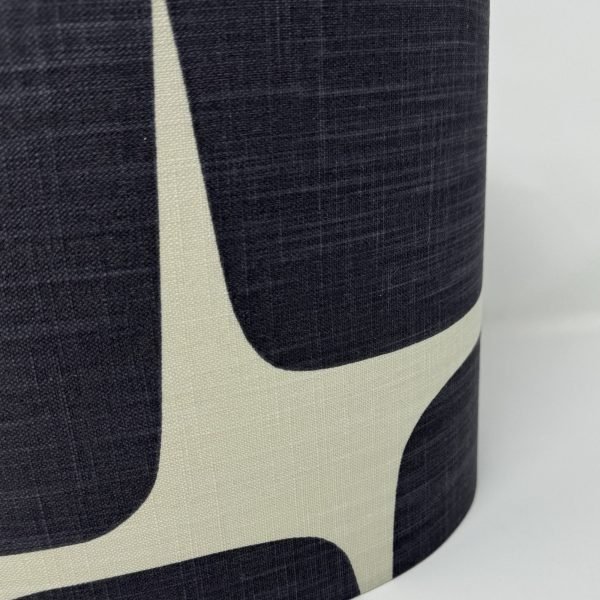 Scion Lohko oval lampshade in liquorice and hemp - Image 4