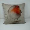 Robin Christmas Cushion handmade by Fait par Moi