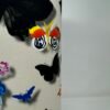 Butterflies table lamp in a Christian Lacroix design by Fait par Moi 2