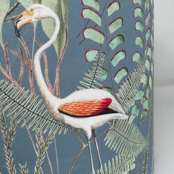 Cranes velvet handmade lampshade by Fait par Moi 2