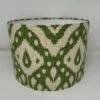 Ikat lampshade in Emerald handmade by Fait par Moi 2