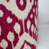 Marrakech Ikat handmade drum lampshade in Begonia by Fait par Moi 3