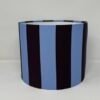 Lavender stripes drum lampshade by Fait par Moi
