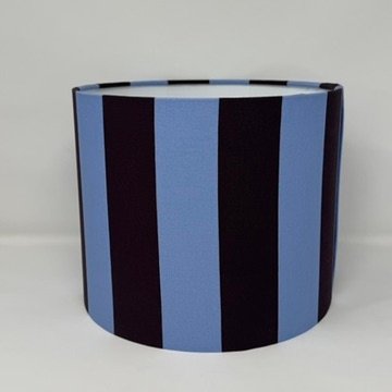 Lavender stripes drum lampshade by Fait par Moi