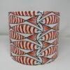 Orange fish handmade drum lampshade by Fait par Moi