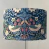Strawberry Thief lampshade in Indigo handmade by Fait par Moi 2