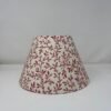 Miranda Raspberry Coolie lampshade handmade by Fait par Moi