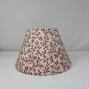 Miranda Raspberry Coolie lampshade handmade by Fait par Moi