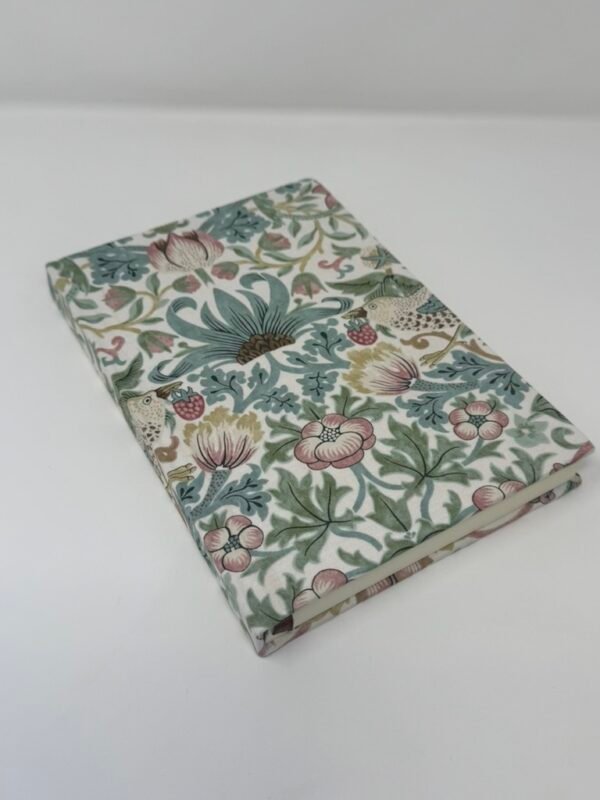 Strawberry Thief Fabric covered A5 Notebook