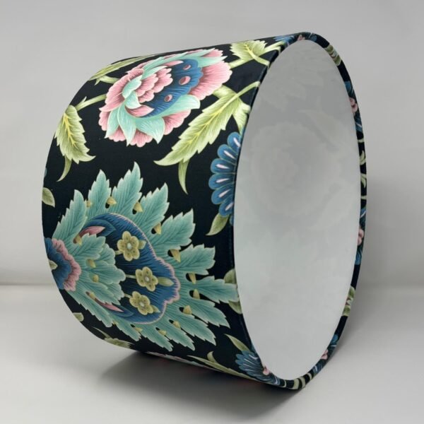 Beaulieu black velvet handmade lampshade by Fait par Moi 2