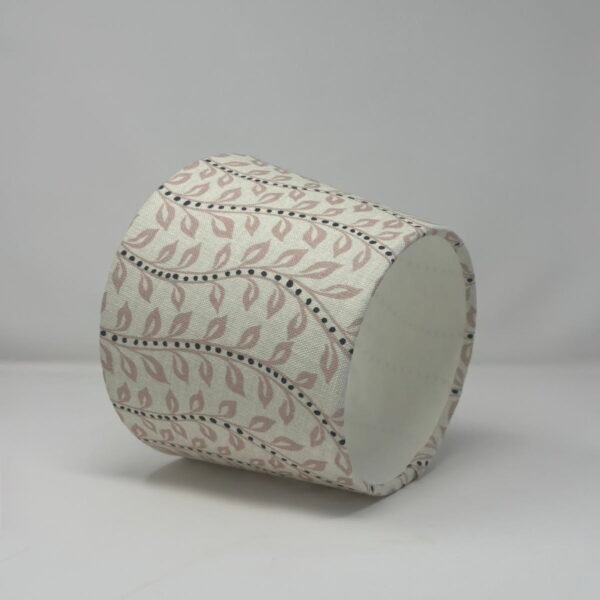Olivia handmade lampshade in blush by Fait par Moi